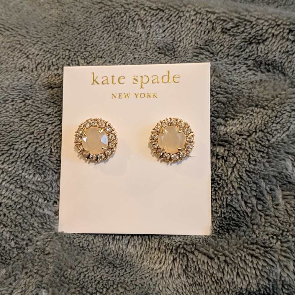 Kate Spade Oversized, sparkling stud earrings